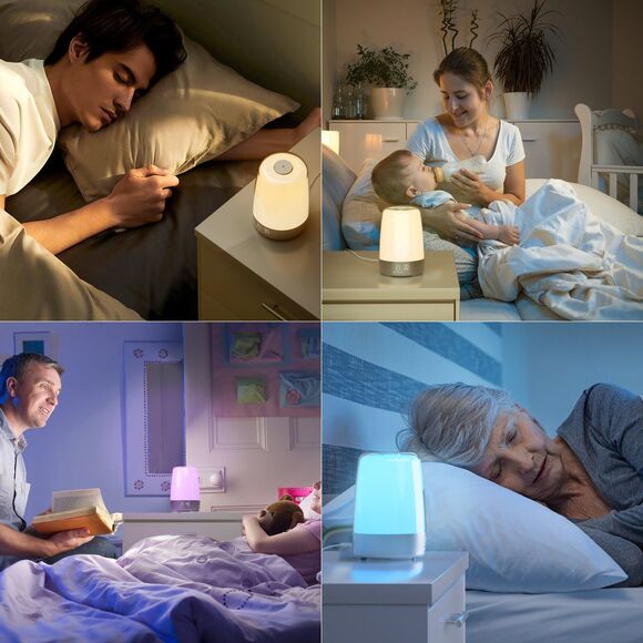 Sunrise Alarm Clock, Wake up Light Alarm Clock, 3 Ways Dimmable Modern Small Dig - Picture 4 of 12
